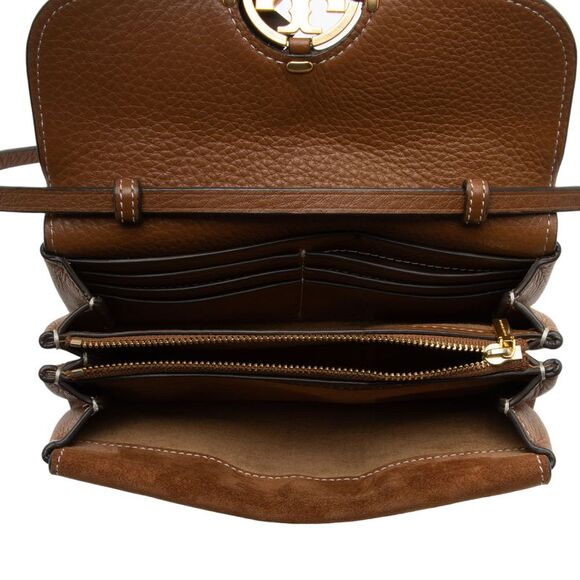 Tory Burch Leather Miller Flap Crossbody - Picture 6 of 15